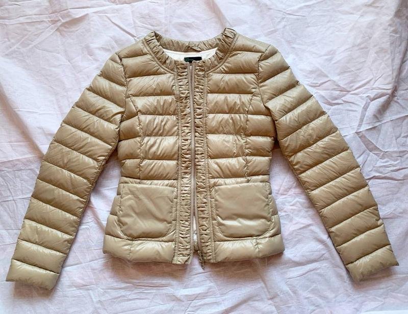 Женский United Colors Of Benetton Пуховик Бежевый