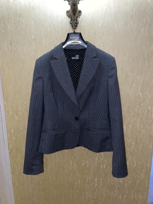 Women Moschino Jeans Blazer Grey 36 / S / 44