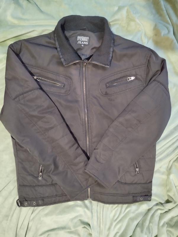 Uomo Gianfranco Ferre Giacca Nera Nylon 42 / XL /