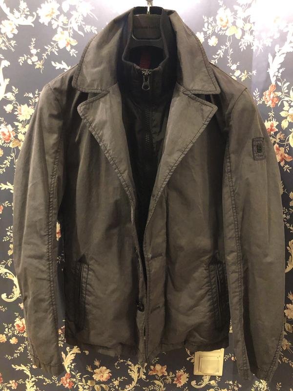 Мужской Cinque Куртка Синий Хлопок 38 / M / 46