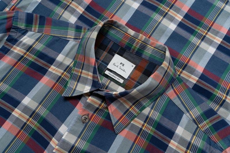 Мужская Paul Smith Рубашка Разноцветный Хлопок 38