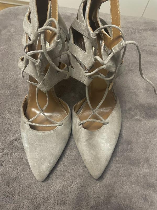 Donna Aquazzura Tacchi Beige Camoscio 37.5