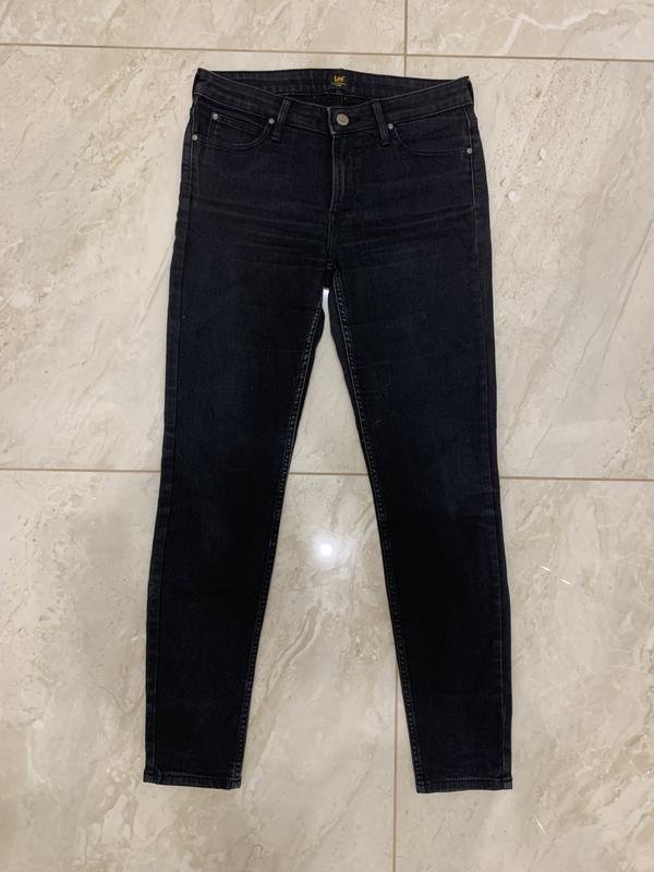 Damen Lee Jeans Schwarz 29 / M