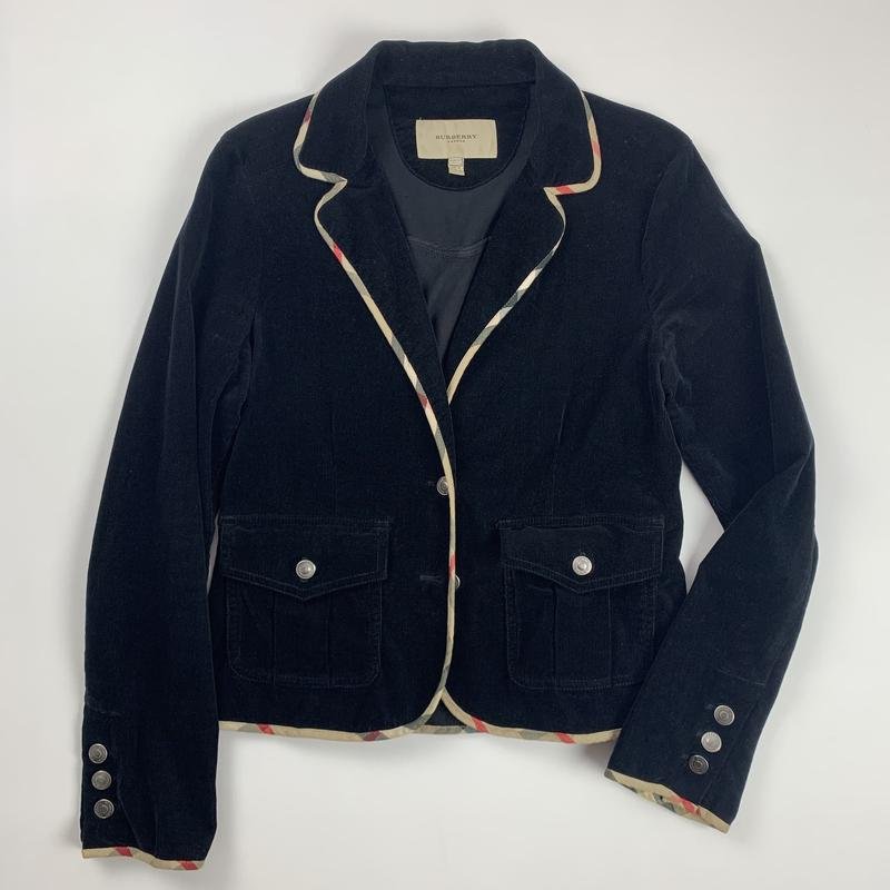 Damen Burberry Blazer Schwarz 38 / M / 46