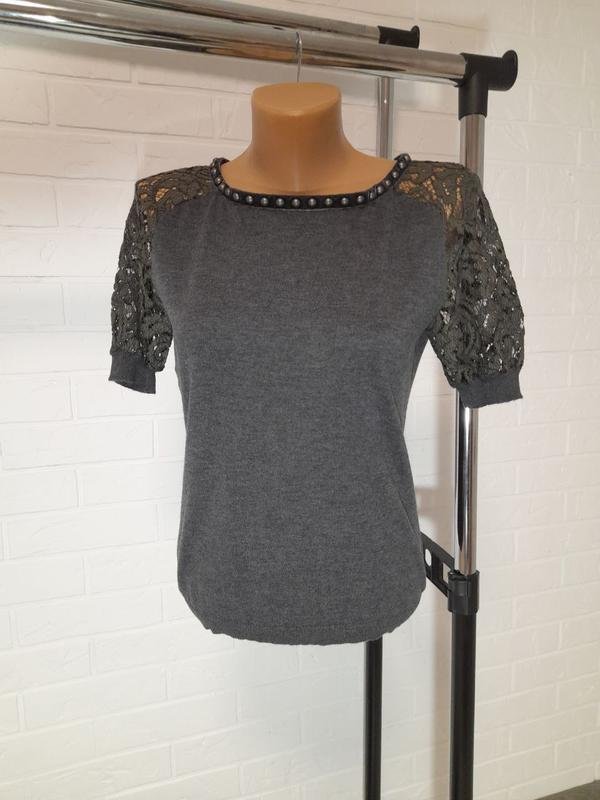 Femme Alberta Ferretti Pull Gris Laine 36