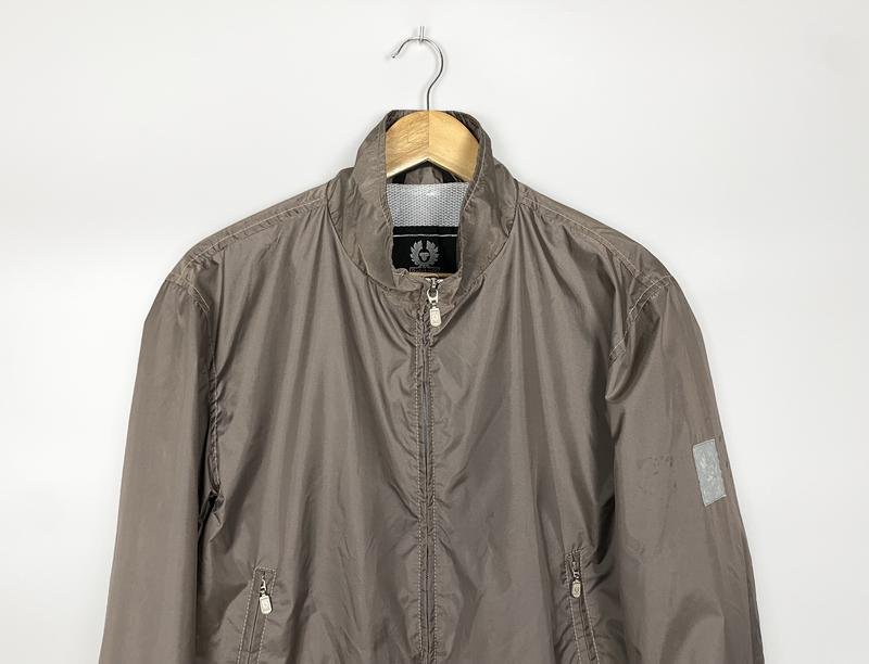 Men Belstaff Jacket Grey Nylon 38 / M / 46
