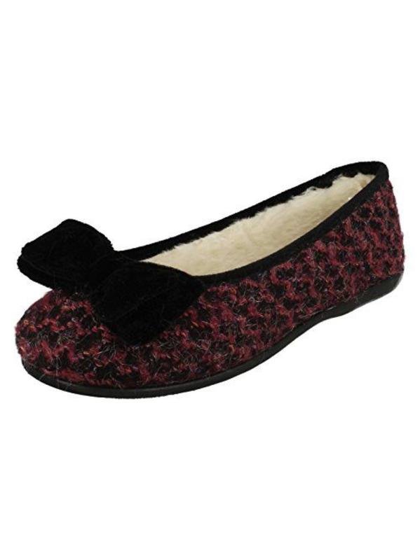 Damen Clarks Absätze Lila Samt 35