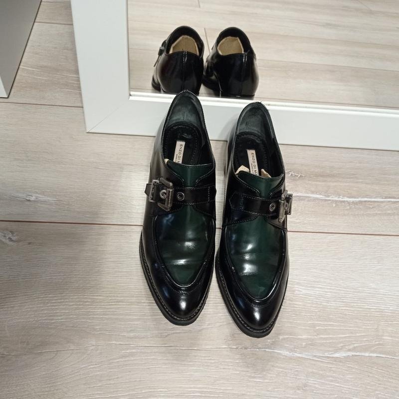 Donna Enzo di Martino Oxford Nero Pelle 37