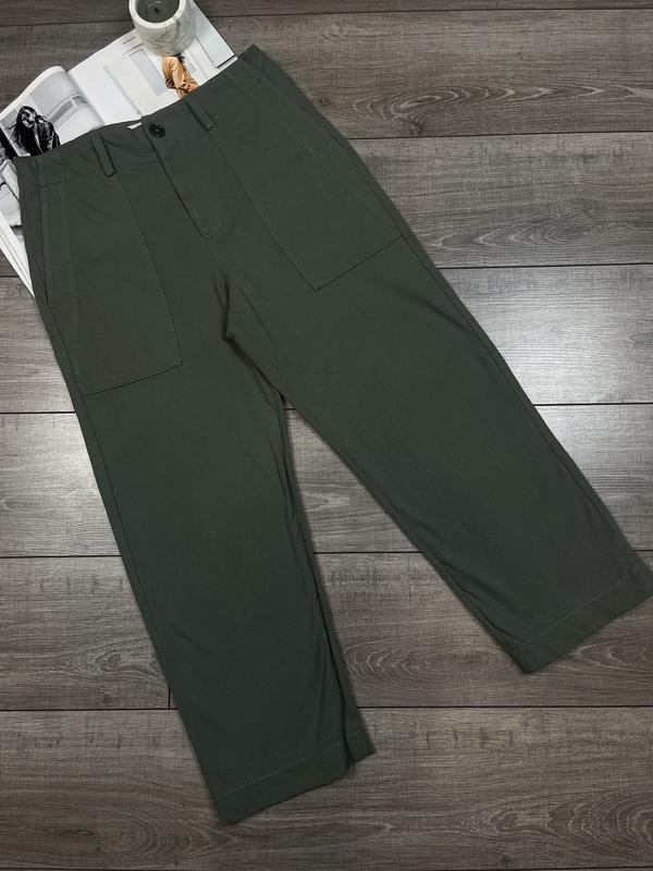 Женские Circolo 1901 Брюки Зелёный Хлопок 36