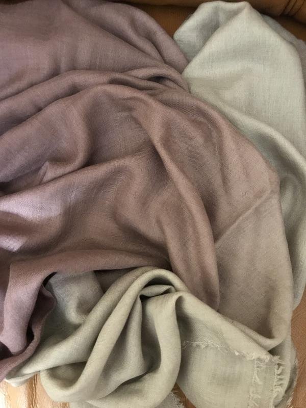 Damen Ballin Schal Flieder Wolle