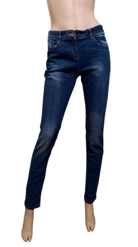 Women Matalan Jeans Navy Cotton 27 / S