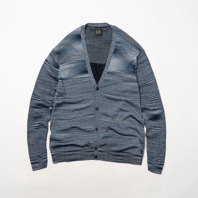 Men Armani Exchange Sweater Navy Cotton 42 / XL /