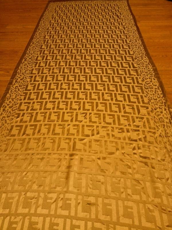 Femme Fendi Écharpe Orange Taille Unique