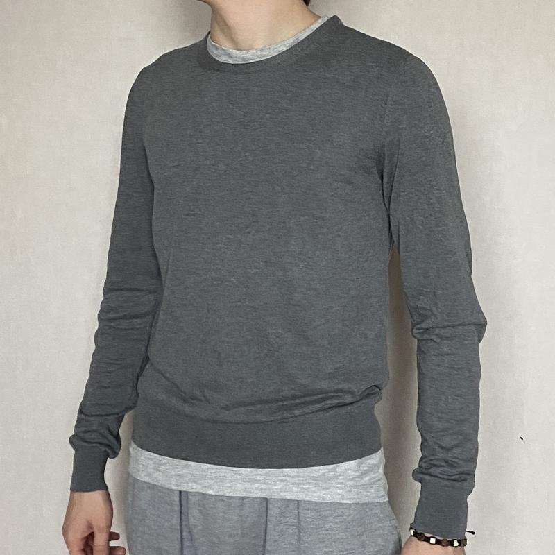 Homme Ermenegildo Zegna Pull Gris Coton 36 / S /