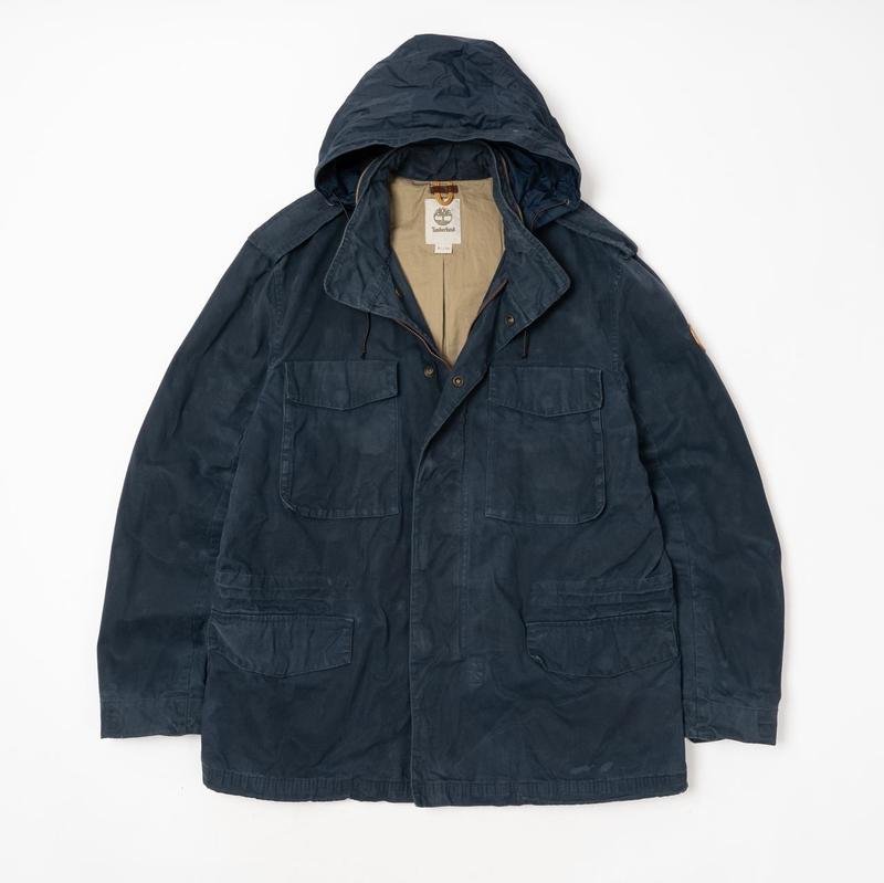 Homme Timberland Veste Bleu Marine Coton 42 / XL /