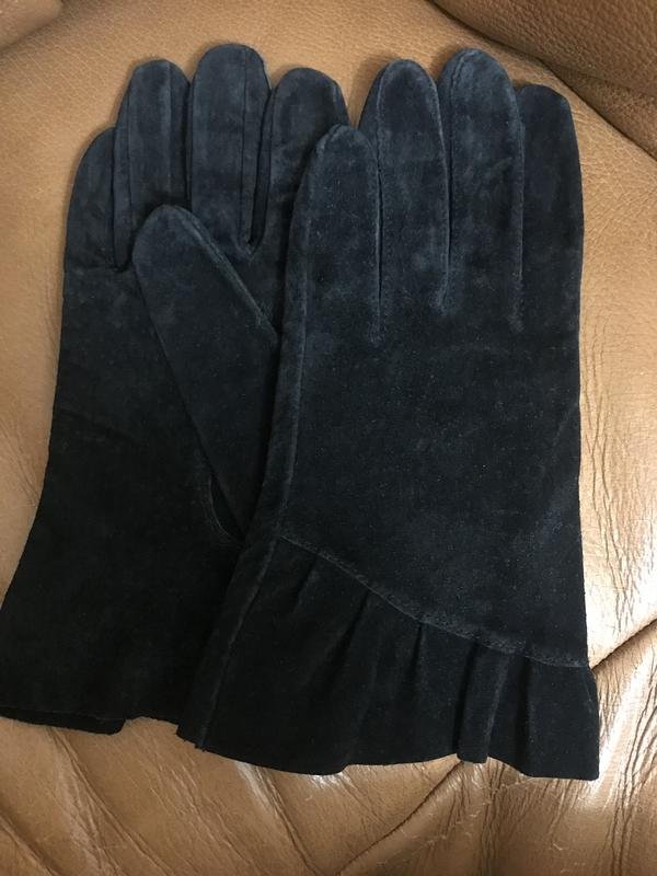 Women Ballin Gloves Black Suede L