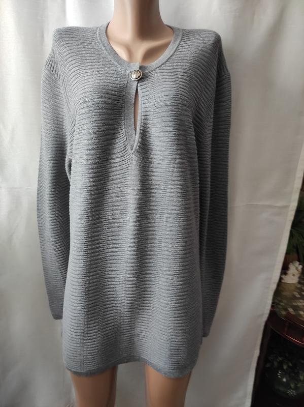 Femme Armani Exchange Pull Gris Tricot 42 / XL /