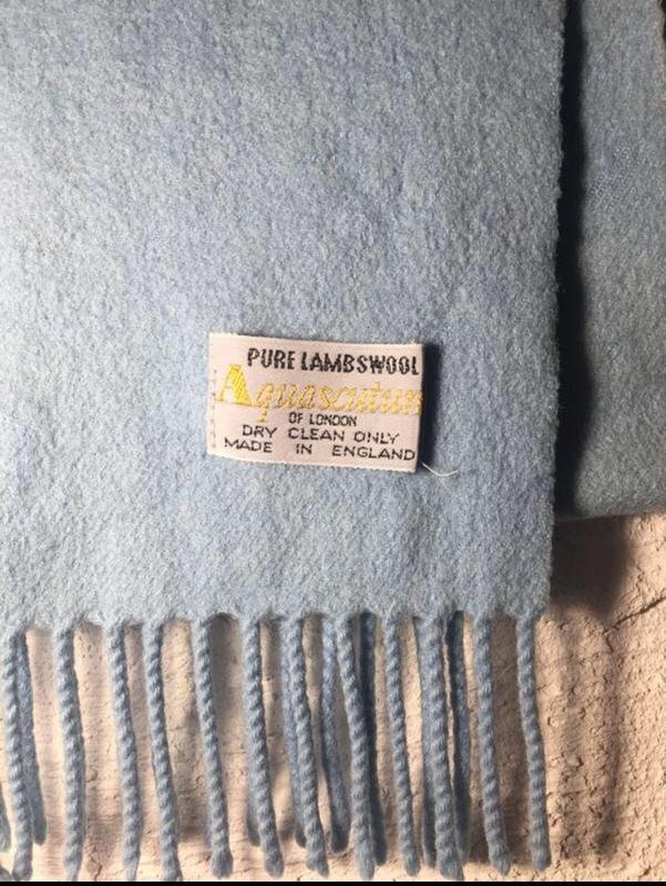 Men Aquascutum Scarf Blue One size
