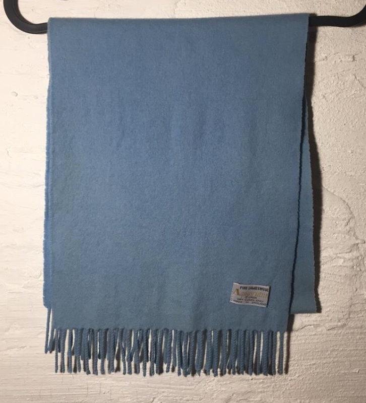 Men Aquascutum Scarf Blue One size