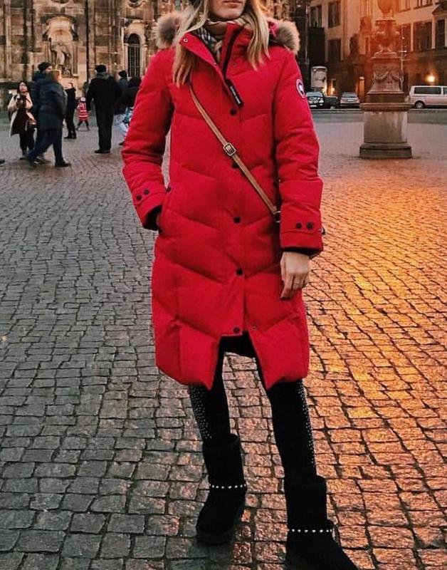 Femme Canada Goose Parka Rouge 36 / S / 44
