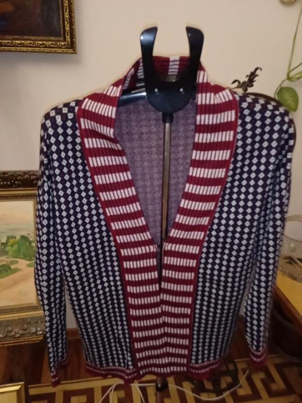 Женский Luigi Borrelli Свитер Красный Шерсть 38 /