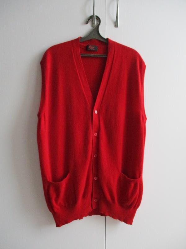 Мужской Brioni Свитер Красный Кашемир 42 / XL / 50