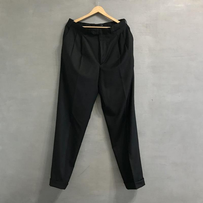 Men Pal Zileri Trousers Black Wool 31 / M / 44