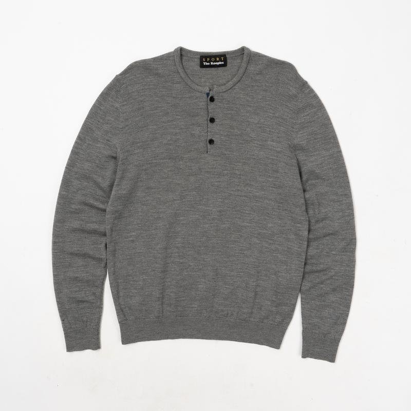 Herren The Kooples Pullover Grau Wolle 36 / S / 44