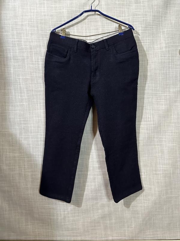 Women Brioni Pants Navy Wool 38 / M / 46