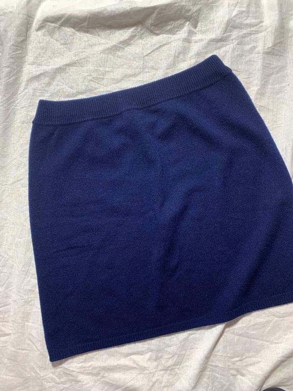 Женская Falke Юбка Тёмно-синий Кашемир 38 / M / 46