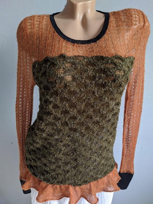 Damen Ballin Pullover Schwarz Acryl 36