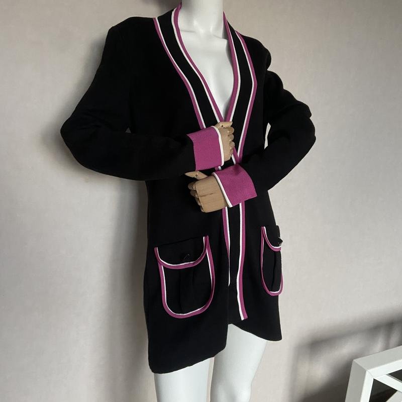 Femme Nenette Milano Pull Noir Acrylique 40 / L /