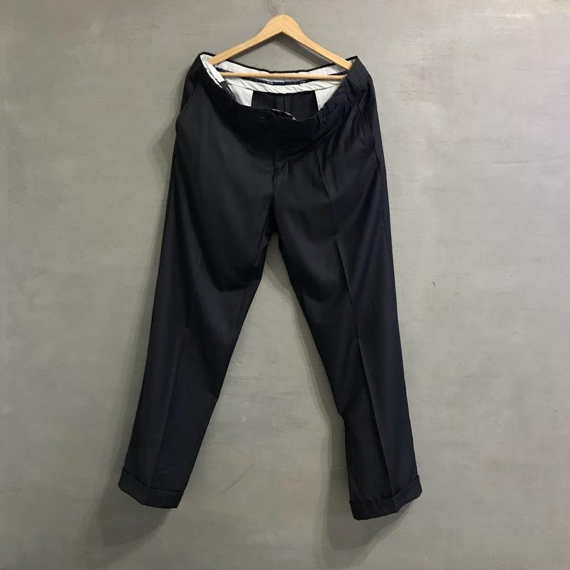 Men Pal Zileri Trousers Navy Wool 40 / XXL / 54