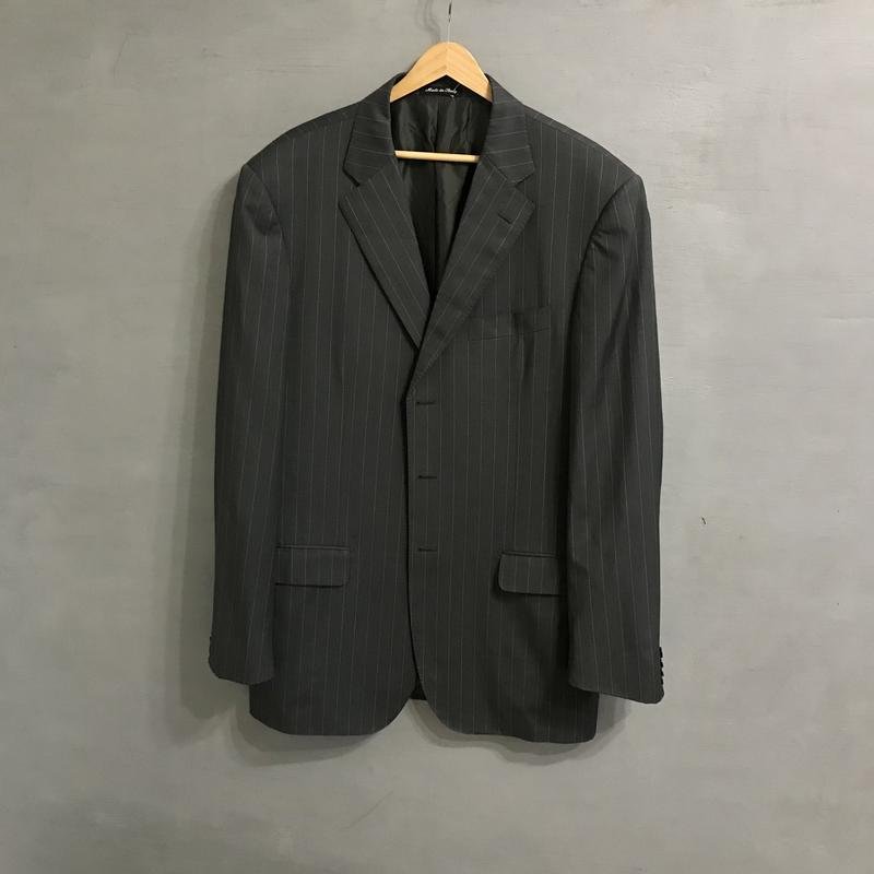 Мужской Pal Zileri Костюм Серый Шерсть 44 / XXL /