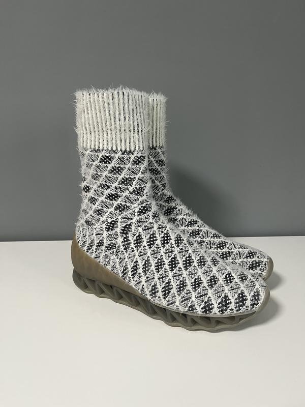 Men Camper Boots Silver 38