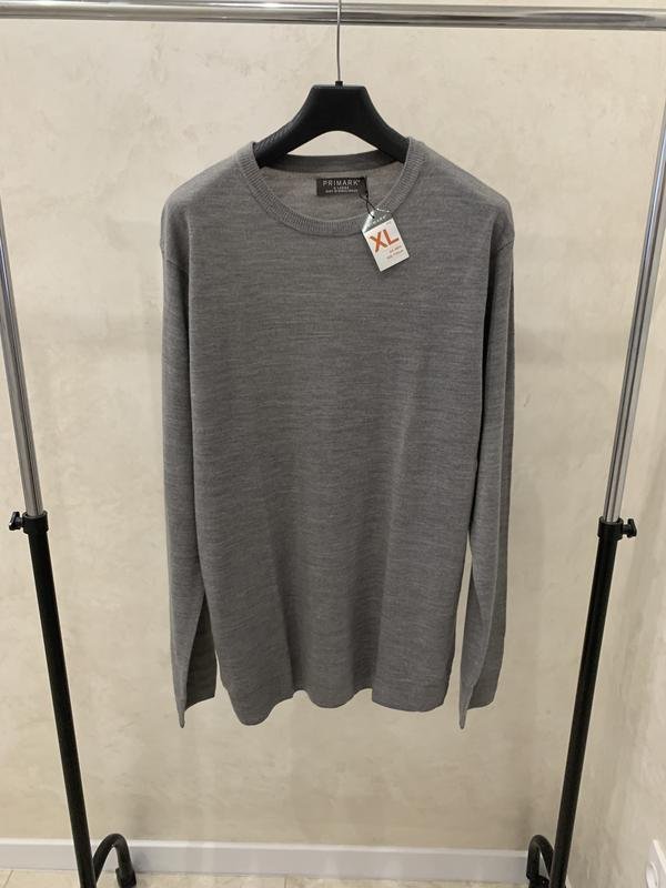 Мужской Primark Свитер Серый 42 / XL / 50