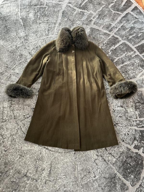 Women Coat Khaki 40 / L / 48