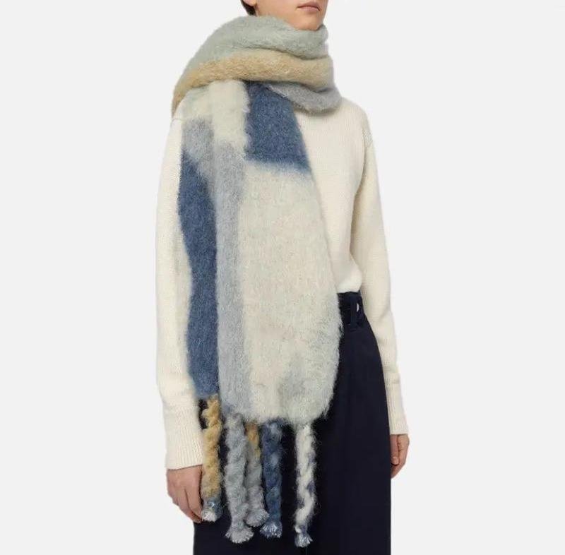 Femme Jil Sander Écharpe Bleu Marine