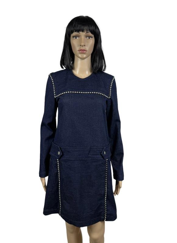 Femme Dondup Robe Bleu Marine 36 / S / 44