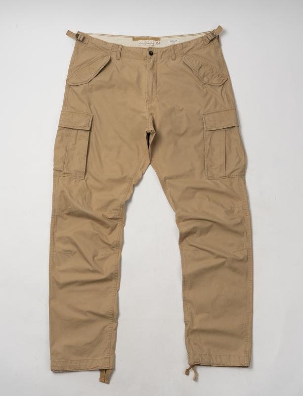 Мужской H&M Брюки Бежевый Хлопок 36 / XL / 50