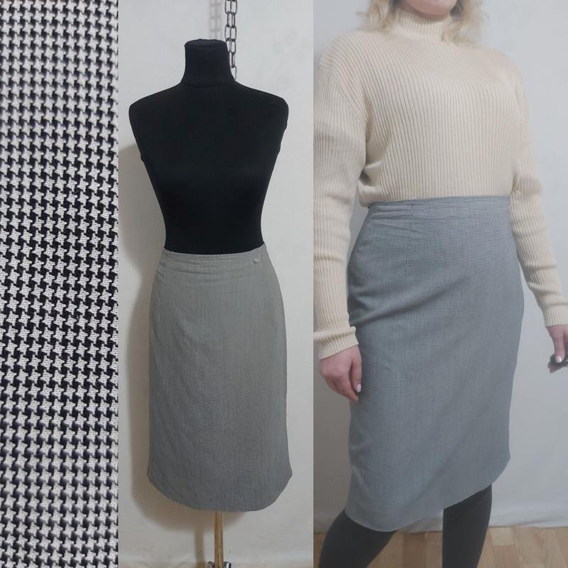 Donna Jil Sander Gonna Nera Lana 40