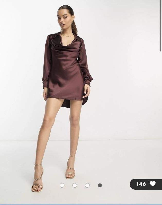 Donna ASOS Abito Marrone 38 / M / 46