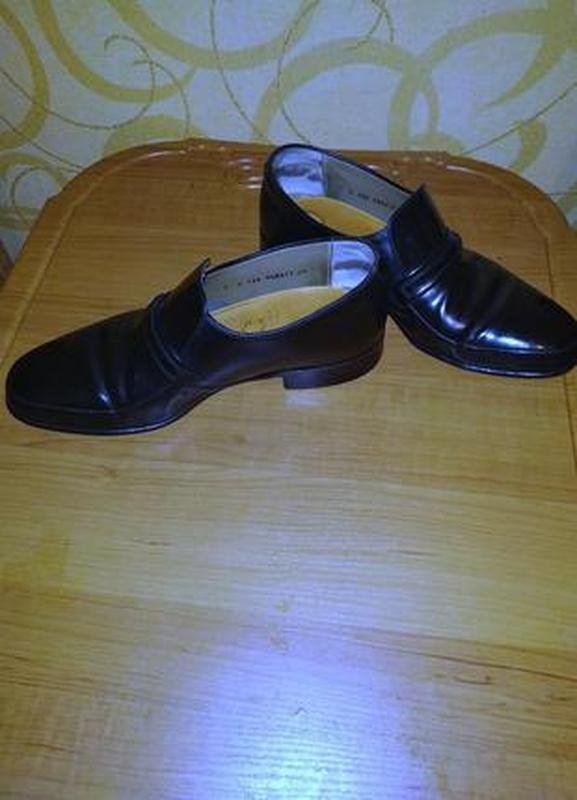 Мужской Barker Туфли Чёрный Кожа 42