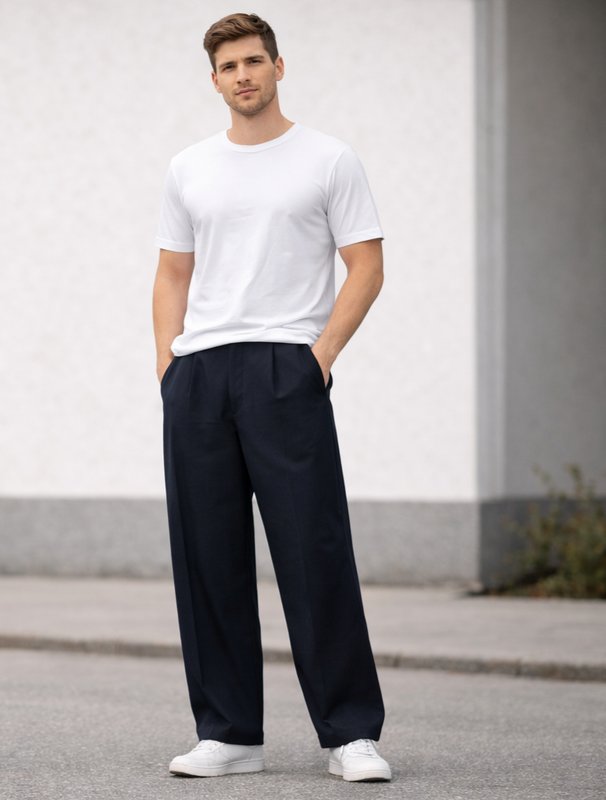 Мужские Club Monaco Брюки Серые Шерсть S