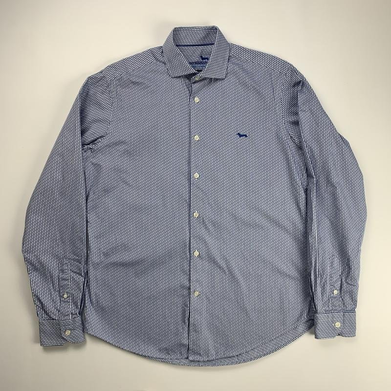Men Harmont & Blaine Shirt Blue Cotton 40 /L / 48