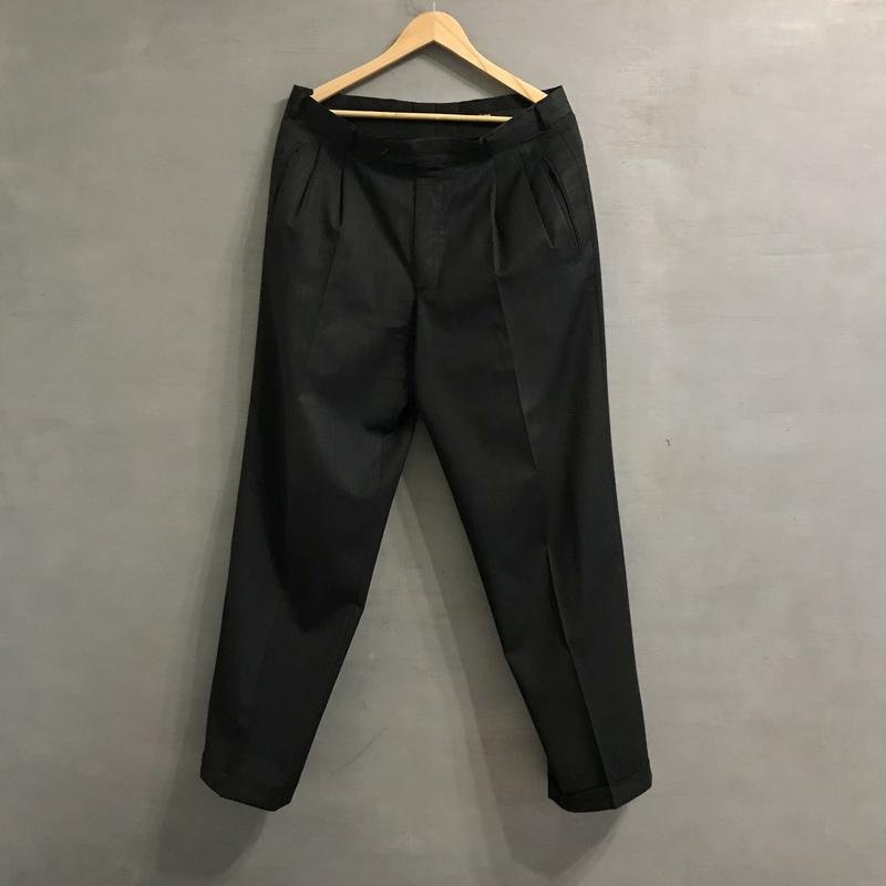 Men Yves Saint Laurent Trousers Grey Wool 40 / XXL