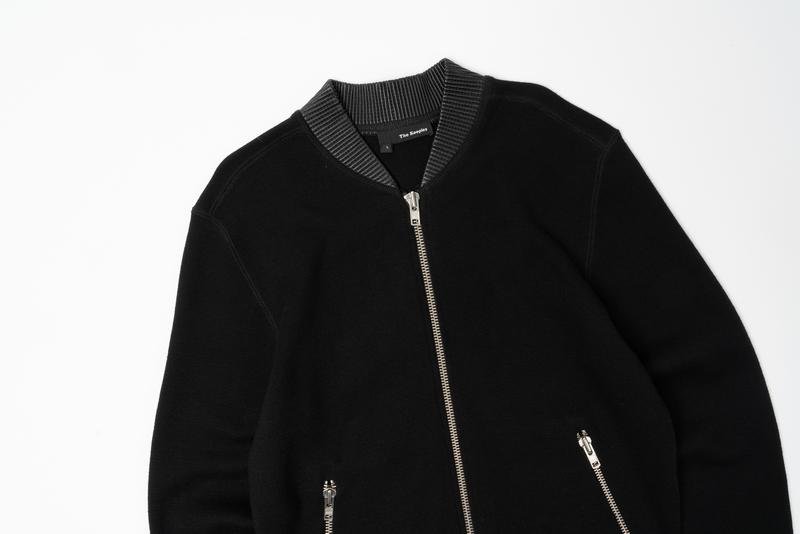 Herren The Kooples Pullover Schwarz Wolle 40 /L /