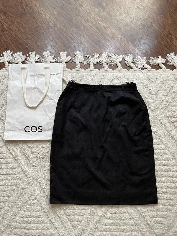 Donna Luigi Botto Gonna Grigia Lana Cashmere 38 /