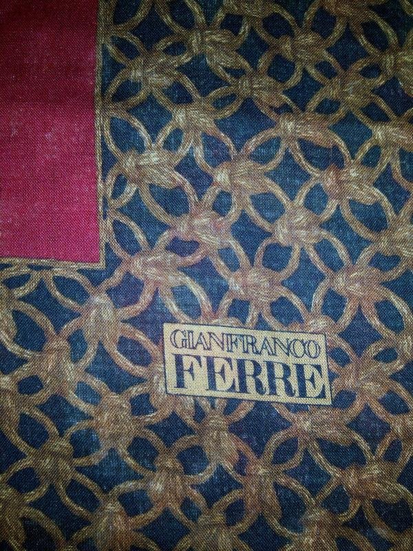 Femme Gianfranco Ferre Écharpe Rouge Coton Taille