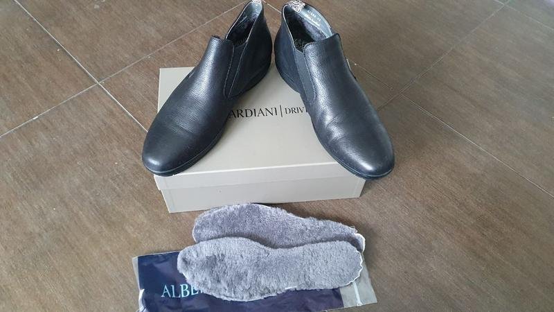 Herren Alberto Guardiani Stiefel Schwarz Leder 43